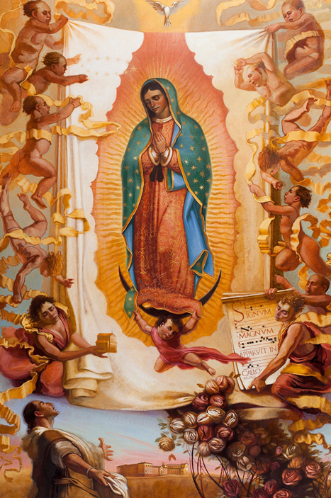 Rendering of Our Lady of Guadalupe