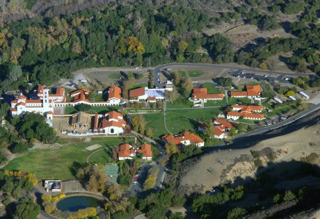 aerial campus view