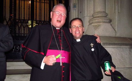Fr. Higgins with Cardinal Dolan