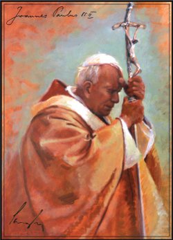 “Bl. John Paul II,” by James Langley (’85)