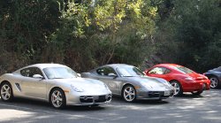 Porsches at Thomas Aquinas College