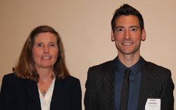 Katie Short (’80) with David Daleiden of the Center for Medi