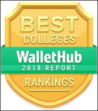 WalletHub Best Colleges badge