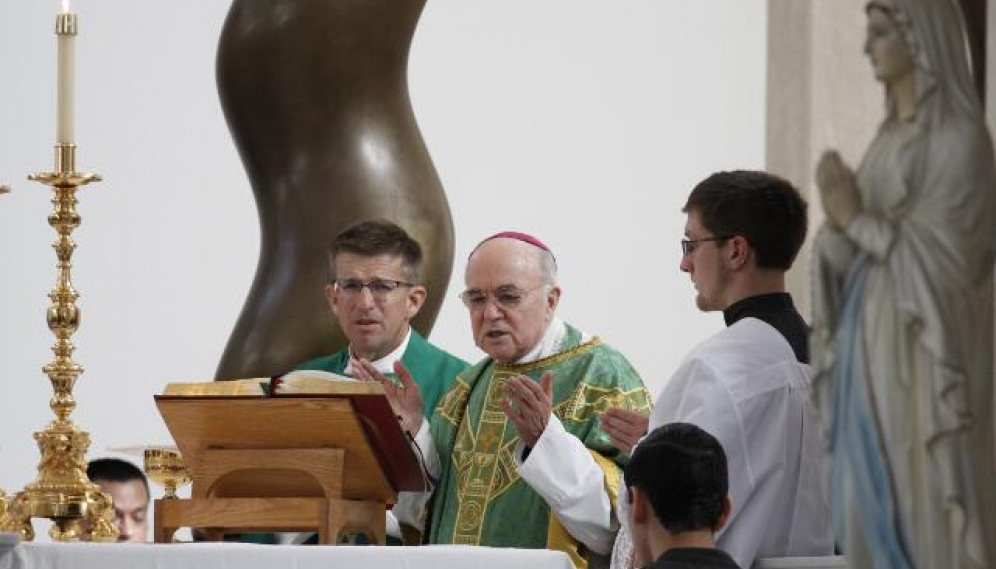 Archbishop Vigano Mass 1-12-2018