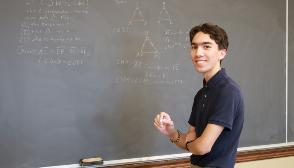 A student at the board