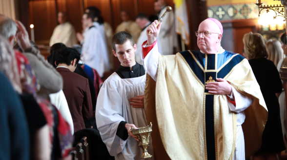 Bishop Byrne Dedicates Our Mother of Perpetual Help Chapel | Thomas ...