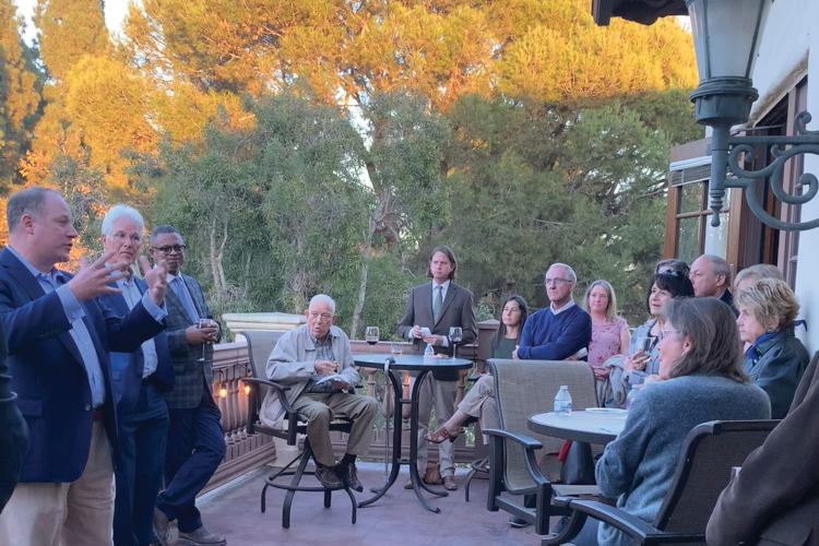 Mr. Alvarez speaking at an Obria event