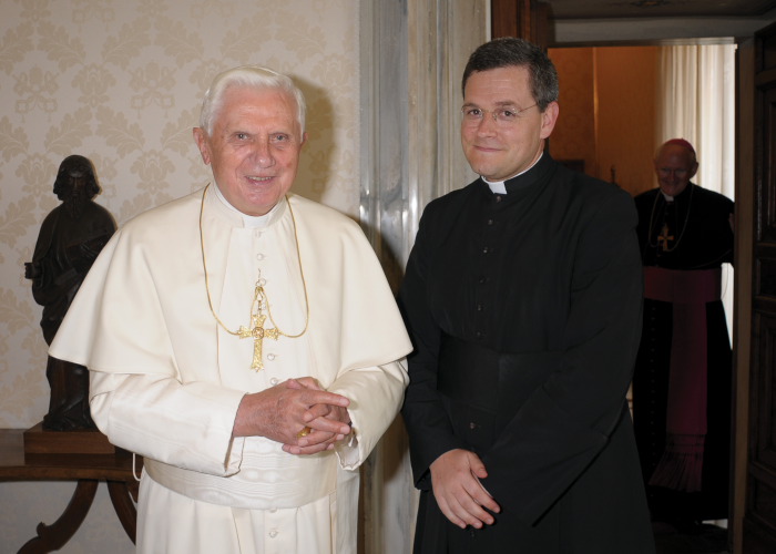 Pope Benedict XVI and Fr. John Berg