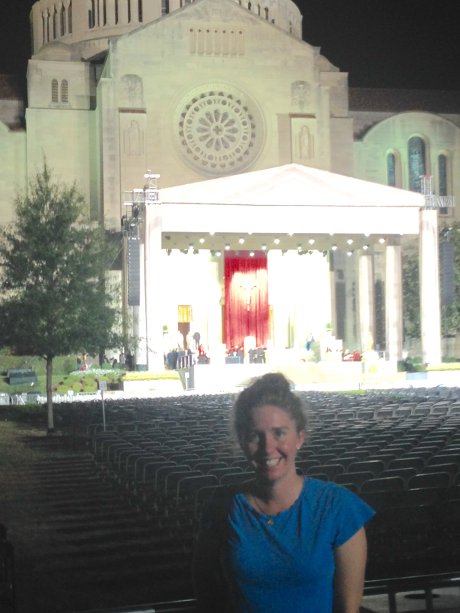 Kathleen Sullivan (’06) at the Basilica of the National Shrine of the Immaculate Conception