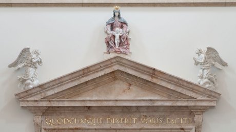 Our Lady, Seat of Wisdom, from Our Lady of the Most Holy Trinity Chapel