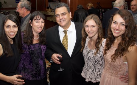 Margaret and Stephen Chavez (’87) with their three daughters