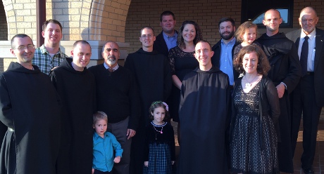 Thomas Aquinas College alumni at the ordination of Rev. Jose