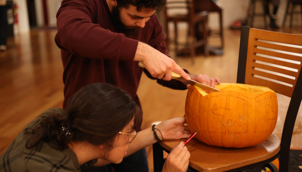 Pumpkin-carving social