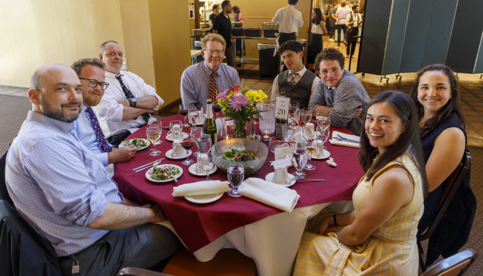 Faculty Bids Farewell to Class of 2024 at President’s Dinner