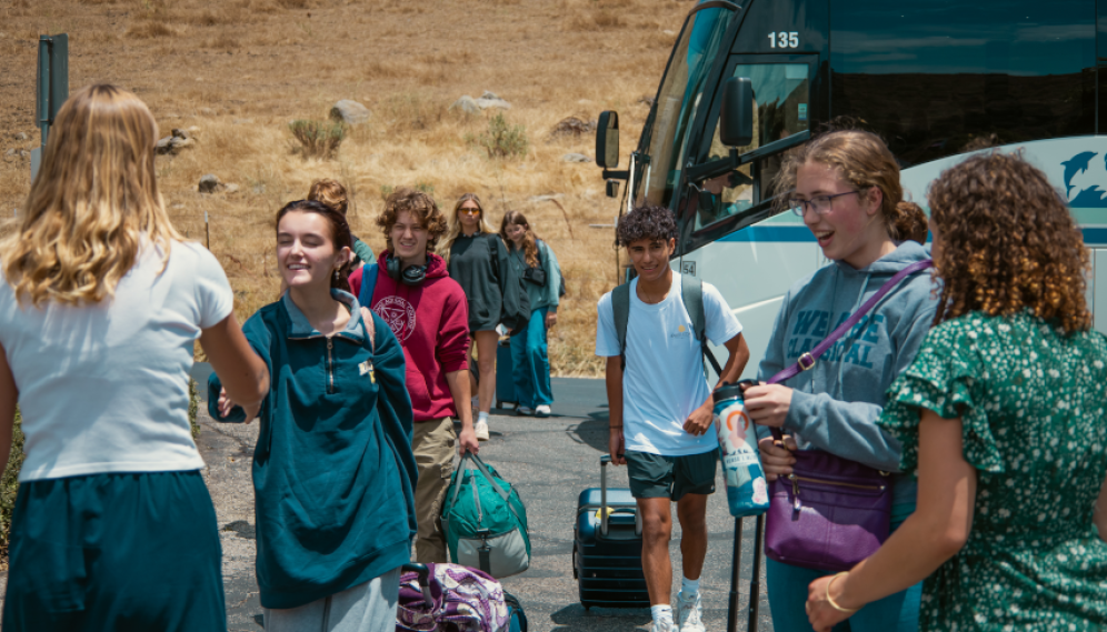 Students arrive at High School Summer Program