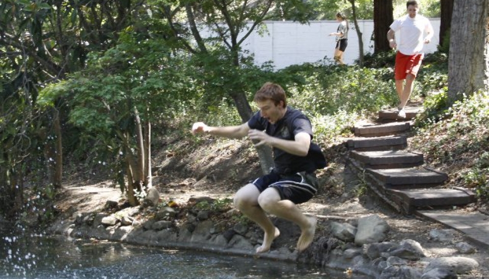 Senior Pond-Jumping 2014