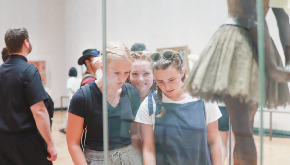 Students at Boston's Museum of Fine Arts