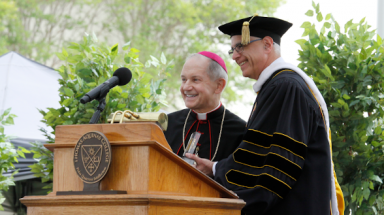 Scott Turicchi and Bishop Paprocki