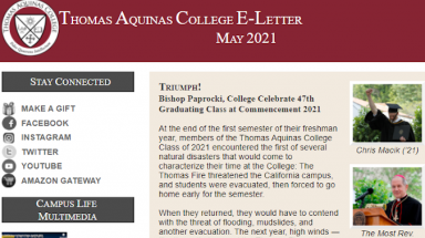 May 2021 College E-Letter
