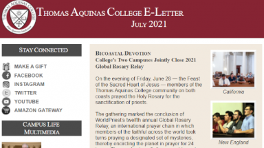 The July 2021 College E-Letter