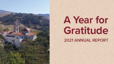 A Year for Gratitude (Annual Report cover)