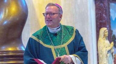 Bishop Barron offers Mass