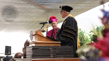 Bishop Conley and Scott Turicchi