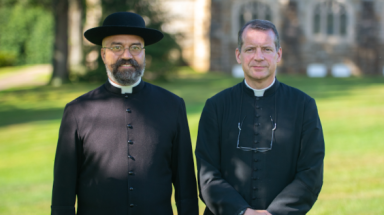 New England chaplains Rev. Carlos Viego and Rev. Greg Markey 