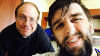 Rev. Josh Mayer (’03) and Andrew Baird (’04)