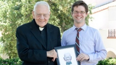 Fr. Buckley and Pat Cross